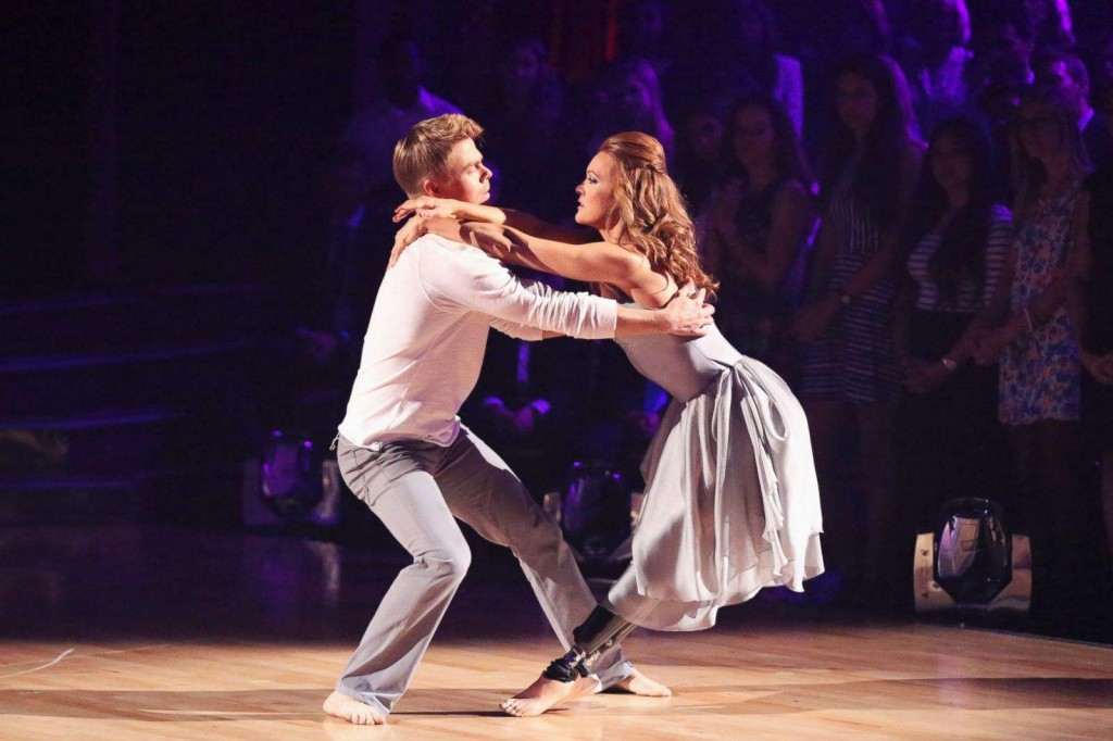 Amy Purdy performs on Dancing With The Stars